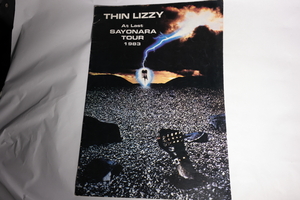 THIN LIZZY/シン・リジィ/1983年/パンフレット/JAPAN TOUR/Sayonara Tour/サヨナラ・ツアー/来日公演/古本