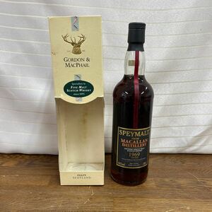 【SPEYMALT ビンテージ 】1969-2009 瓶　古酒 箱付 MACALLAN DISTILLERY モルト　ウイスキー　スコットランド　MACPHAIL 【B4-2③】＋−