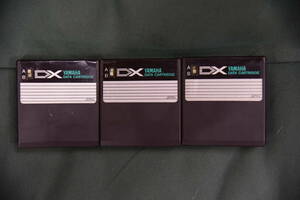 YAMAHA DX7 VOICE ROM 1、2 、VRC-103セット　ヤマハ Cartridge