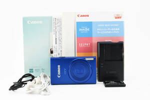 ■美品■ キャノン Canon IXY 420F ブルー デジタルカメラ 1610万画素《元箱付》 NY-27A24-499
