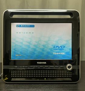 TOSHIBA/東芝★SD-P120DT★ポータロウ★DVD内臓 ポータブルテレビ★通電OK★簡易動作OK★現状品★041092