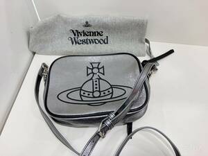 ◆【美品】ヴィヴィアン ウエストウッド VIVIENNE WESTWOOD バッグ ANNIE CAMERA BAG アニー カメラバッグ レディース SILVER シルバー