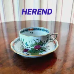 HERENDヘレンド インドの華 多彩色 カップ&ソーサー