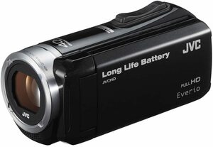 JVCケンウッド Everio ビデオカメラ 内蔵メモリー32GB GZ-L550-B ブラック(中古品)