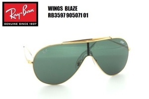 ★RayBan★レイバン★WINGS★ウイングス★BLAZE★ブレイズ★RB3597 905071 01-33★サングラス★正規品