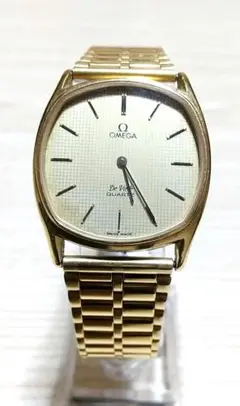 オメガ デビル リューズプッシュ式 メンズ腕時計 ゴールド