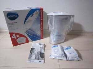 未使用！新品！BRITA ブリタ アルーナ 浄水 ポット型 浄水器 1.25L カートリッジ4個付き コストコ