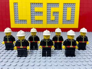 ☆タウン☆ レゴ　ミニフィグ　消防士　レスキュー隊　クラシック　( LEGO 人形 レトロ 消防署 1980年代　C52016