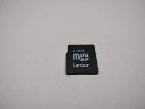 256MB　メガバイト　Lexar　miniSDカード　メモリーカード　ミニSDカード