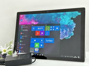 【良品 12.3インチ】Microsoft Surface Pro 6 model:1796『Core i5(8350U) 1.7Ghz/RAM:8GB/SSD:256GB』Wi-Fi Win10 動作品