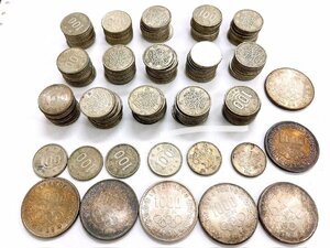 【銀貨大量】東京オリンピック 稲穂 889 g (1000円 7枚 100円156枚 22.600円分） 変色有 品位保障 【AA039】