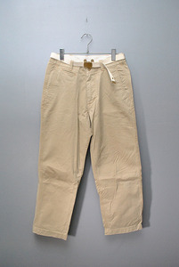 MASTER&Co. CHINO LONG TROUSERS/マスター＆コー/チノパンツ/ベルト付き/ベージュ/XS