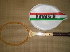 KAWASAKI　GLANDSLAM　木製ビンテージラケット　　6