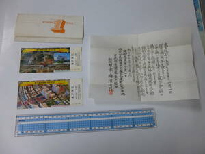 ◆古い入場券切符「東戸塚駅開業1周年記念」昭和56年10月1日　昭和レトロ　チケット半券　鉄道/電車