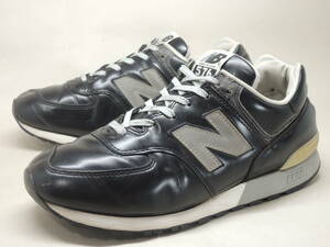 廃番!名作! USA製 NEW BALANCE M576K 黒 28cm / ニューバランス ブラック アメリカ ガラスレザー