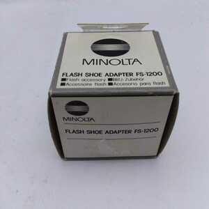 未使用品　MINOLTA フラッシュアダプター FS-1200 　