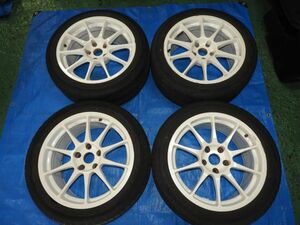 ⑯ CT9W CT9A エボ9 エンケイ WRC TARMAC EVO 17インチ 8.5J +35 114.3 5H ENKEI 4本 ASSY トミマキ ラリーアート ランエボ EVO7 8 CP9A 6