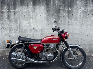 動画有 所沢市 ホンダ HONDAドリーム CB750four CB750K0 初期品川ナンバー 昭和45年 検令和7年4月 HM300マフラー　76732Ｋｍ