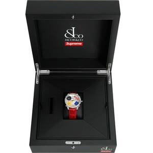 【 Red 40mm 】 Supreme / Jacob & Co Time Zone Watches ジェイコブ