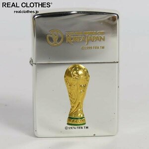 ZIPPO/ジッポー 2002 FIFA WORLD CUP KOREA JAPAN/日韓ワールドカップ メタル貼り 2000年製 /LPL