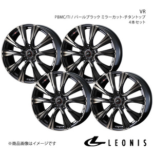 LEONIS/VR スカイラインクーペ V36 4ポットキャリパー アルミホイール4本セット【19×8.0J 5-114.3 INSET43 PBMC/TI】0041282×4
