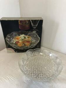 HOYA グラーティス　中皿　盛り皿　コーディアルグラス