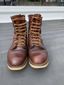 レッドウィング REDWING プレーントゥ ワークブーツ 