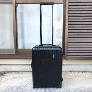 【リモワ】本物 RIMOWA スーツケース SALSA サルサ 2輪 TSAロック キャリーケース 851 52 10 黒 トラベルバッグ 旅行かばん メンズ