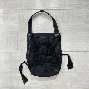 20ss 2020 名作 tricot COMME des GARCONS トリコ コム デ ギャルソン x TEMBEA テンベア フリル バケット トート バッグ TOTE BAG