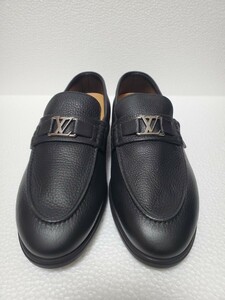 【新品】ルイヴィトン　LOUIS VUITTON ローファー　メンズ　靴 ブラック レザー シューズ