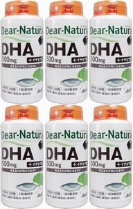 6瓶(6ヶ月分)　ディアナチュラ ＤＨＡ＋イチョウ葉 500mg　必須脂肪酸DHAを4粒中に500mg配合。さらにイチョウ葉エキスをプラスしました。