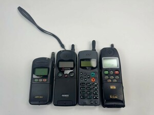 AS711 昔の携帯　PHS デジタルフォン　セルラー　DoCoMo/KYOCERAなど　4つ纏めて　動作未確認　ジャンク