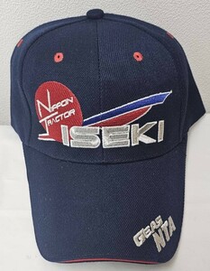 ISEKI イセキ トラクター ジアス NTA キャップ帽子 ワークキャップ ネイビー