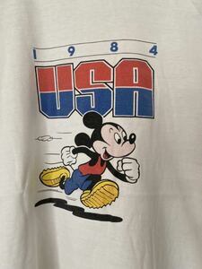 レア 80s ミッキー Tシャツ ディズニー Disney USA製 半袖Tシャツ カットソー ビンテージ