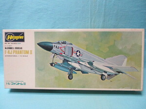 当時物 旧ロゴ/旧パケ/旧金型 ハセガワ 1/72 アメリカ海軍 マクダネルダグラス F-4J ファントムⅡ 開封/未組立/現状品 定形外350円