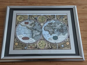 世界　地図 1626年