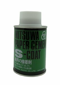 福岡工業 ミツワ ペーパーセメント Sコート丸缶 250ml 【HTRC 3】