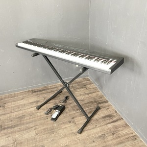 電子ピアノ 【中古】動作保証 ALESIS RECITAL アレシス レシタル 88鍵盤 キーボード アダプター M-AUDIO フットペダル スタンド付/7949