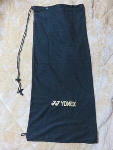 YONEX ヨネックス バトミントン ラケット袋 ブラック 黒 サイズ800-340㎜　刺繍ゴールド きれいです