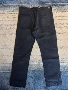 RRL INDIGO WABASH TROUSER トラウザーパンツ ストライプ インディゴ LEADFIELD バックルバック 針 vintage ジョニーデップ ダブルアール