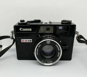 【通電のみ確認済】Canon Canonet QL17 G-Ⅲ ブラックジャンク