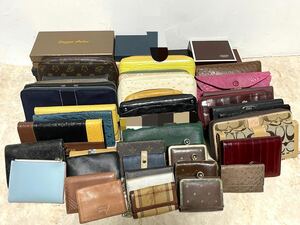 ブランド 財布 カードケース キーケース まとめて 大量 COACH/HERMES/GUCCI/POLA/ALPHA CUBLIC/Dakota/Feragamo 他 (r770)