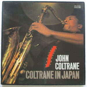 ◇3枚組 BOX LP：JPN 見本盤 白ラベル◇ JOHN COLTRANE / COLTRANE IN JAPAN 「IMR-9036C」 ※歌詞カード欠品