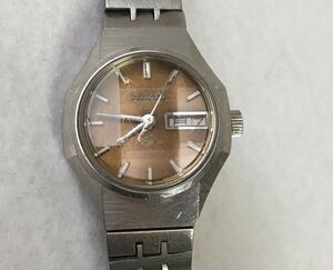 CITIZEN シチズン自動巻き 4-700414 Y 21石　カットガラス 腕時計 レディース 動作品 中古 No03