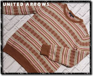 ★Rhythm of Life UNITED ARROWS　ユナイテッドアローズ　ジャガードニット★