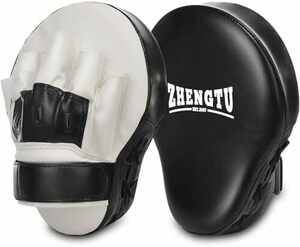 ZHENGTU ボクシングミット キックミット 黑 パンチングミットボクシング パンチンググローブ 格闘技 空手 練習用 運動不足