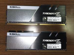 G.Skill F4-3600C16D-32GTZNC DDR4 PC4-28800 32GB（16GB×2）