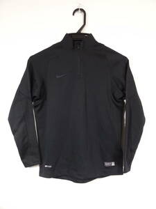 ナイキ NIKE DRI-FIT イグナイト ミッドレイヤー トップ ジャケット 長袖 ジュニア S 140cm 美品 送料185～ ウェア 黒 ブラック 