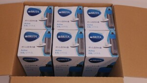 新品BRITA ボトル型浄水器 ブリタ 水筒 アクティブ　ブルー　新品未開封　6個まとめて