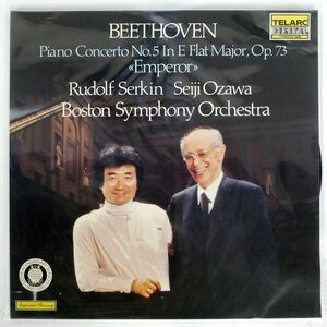 米 SEIJI OZAWA/BEETHOVEN:PIANO CONCERTO NO. 5 IN E FLAT MAJOR, OP. 73 /TELARC DG10065 LP